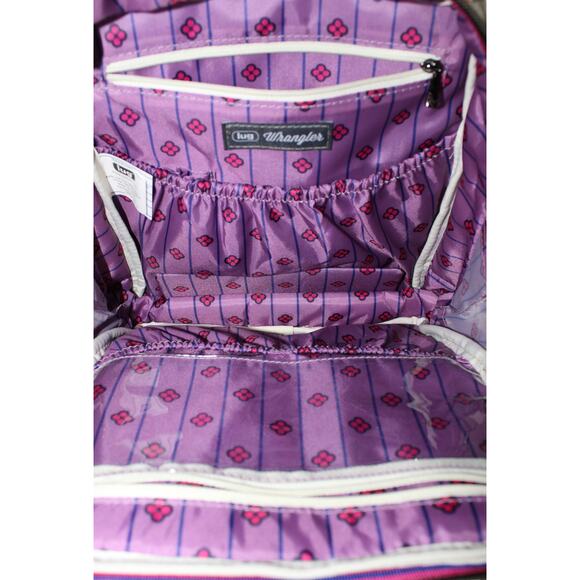 Lug Wrangler Crossbody Bag in Cardinal Cream Design, RFID Protected - Picture 7 of 16